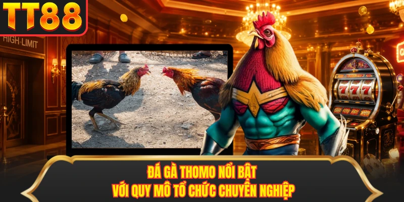 Đá gà Thomo nổi bật với quy mô tổ chức chuyên nghiệp Đá gà Thomo nổi bật với quy mô tổ chức chuyên nghiệp