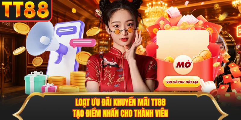 Loạt ưu đãi khuyến mãi TT88 tạo điểm nhấn cho thành viên Loạt ưu đãi khuyến mãi TT88 tạo điểm nhấn cho thành viên