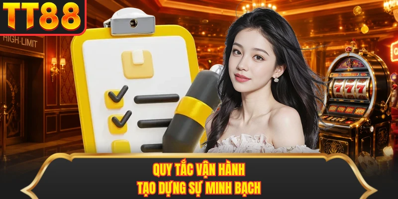 Quy tắc vận hành tạo dựng sự minh bạch Quy tắc vận hành tạo dựng sự minh bạch