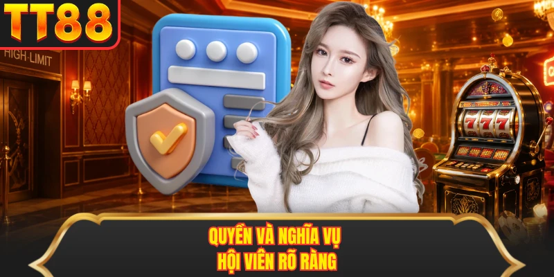 Quyền và nghĩa vụ hội viên rõ ràng Quyền và nghĩa vụ hội viên rõ ràng